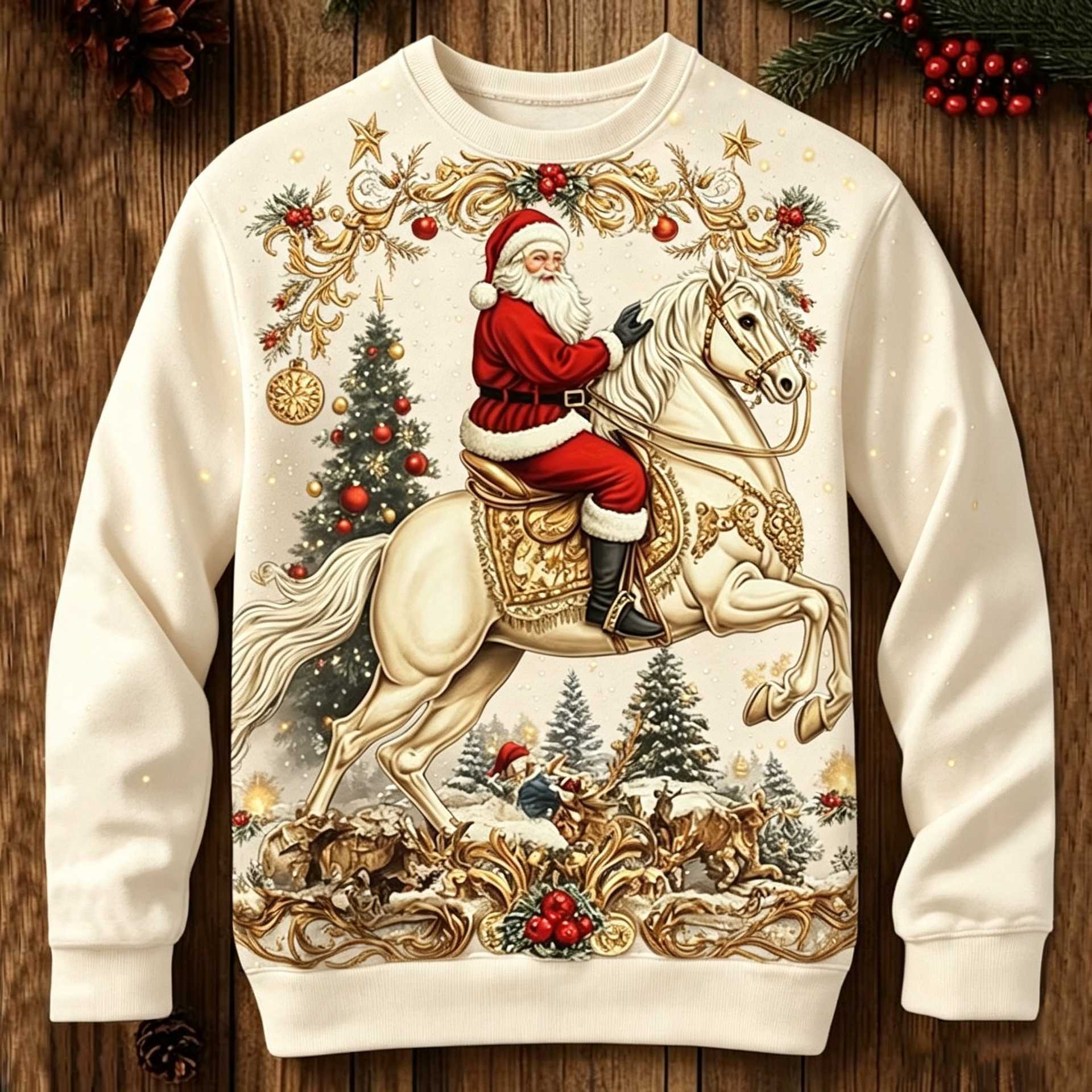 2026 new autumn and winter round neck shirt fashion 3D printed theme men's round neck sweatshirt T260921