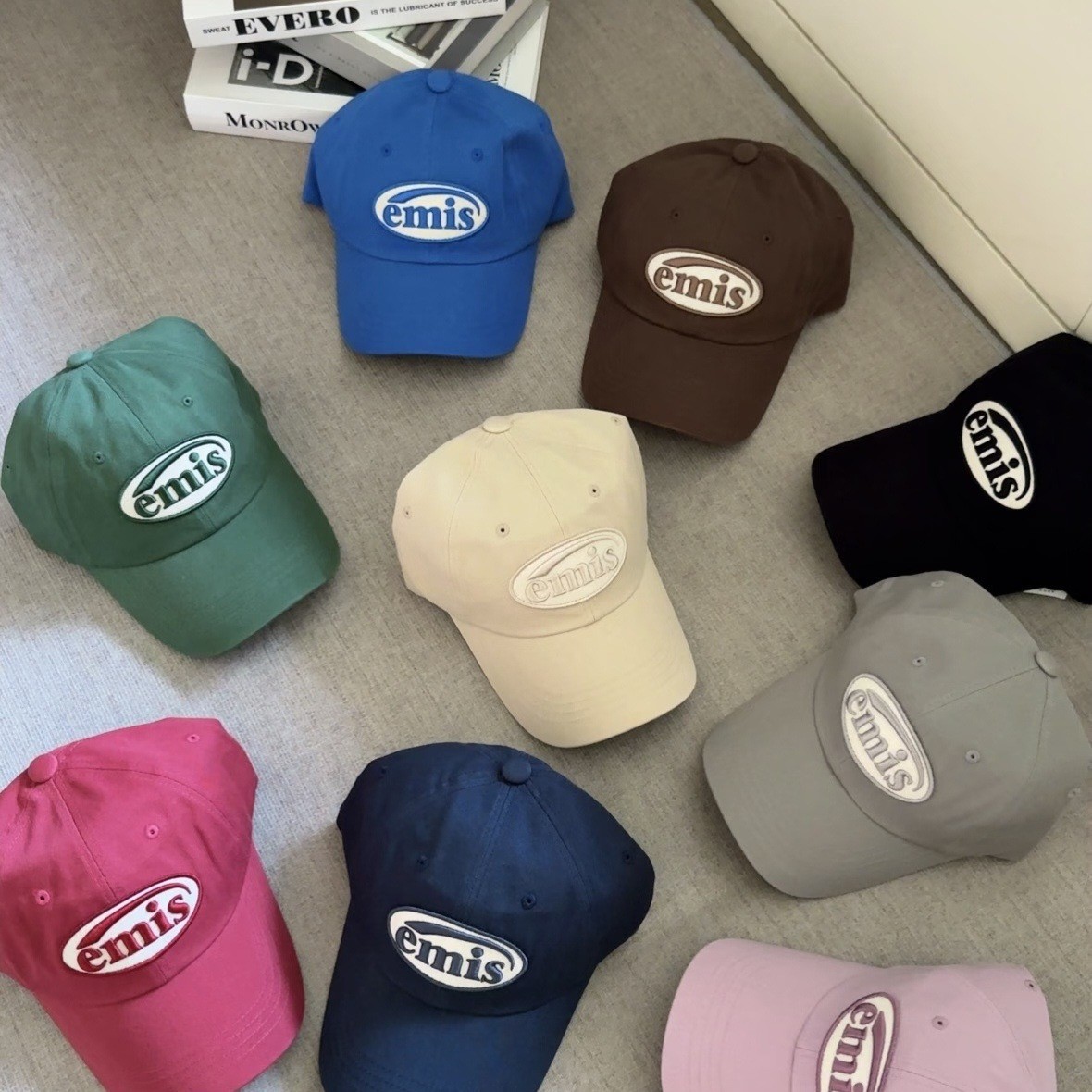Baseball Cap Coca-Cola EMIS Wide Brim Large Face Extended New Spring Summer Big Head Circumference Lettered Visor Cap designer het