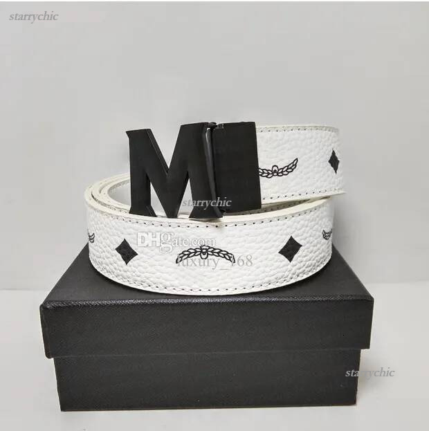 M belt Designer reversible Man Fashion Brand Belt Genuine Leather classic belts Letter luxury brand buckle Vintage casual fashion Brand Mans belt wi