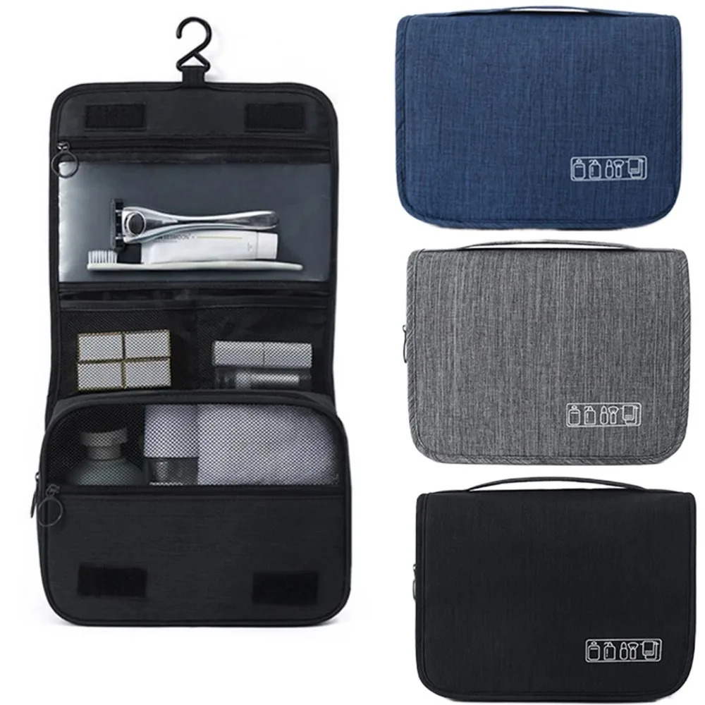 Hanging Toiletry Bag Oxford Cloth Business Cosmetic Bag Large Capacity Multi Compartment Makeup Organizer Travel Storage Bag 260922