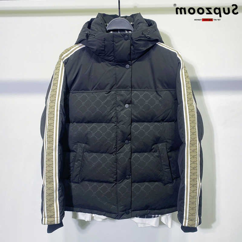 2022 Parkas Supzoom Men's Down New Arrival Top Fashion Brand Loose Winter Large Letters Patchwork Warm Plaid Padded Coat Casual Down Jacket C26