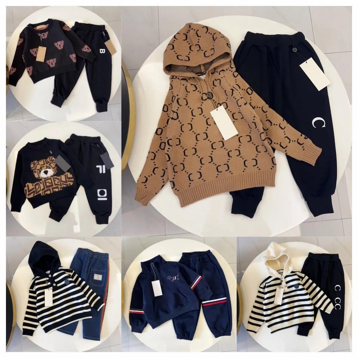 Halloween 2026 perfume New Designer Kids Jacket Children's Suit Fashion Two Piece cologne Crew Neck Long Sleeve Jacket Or Button Down Pants Cas