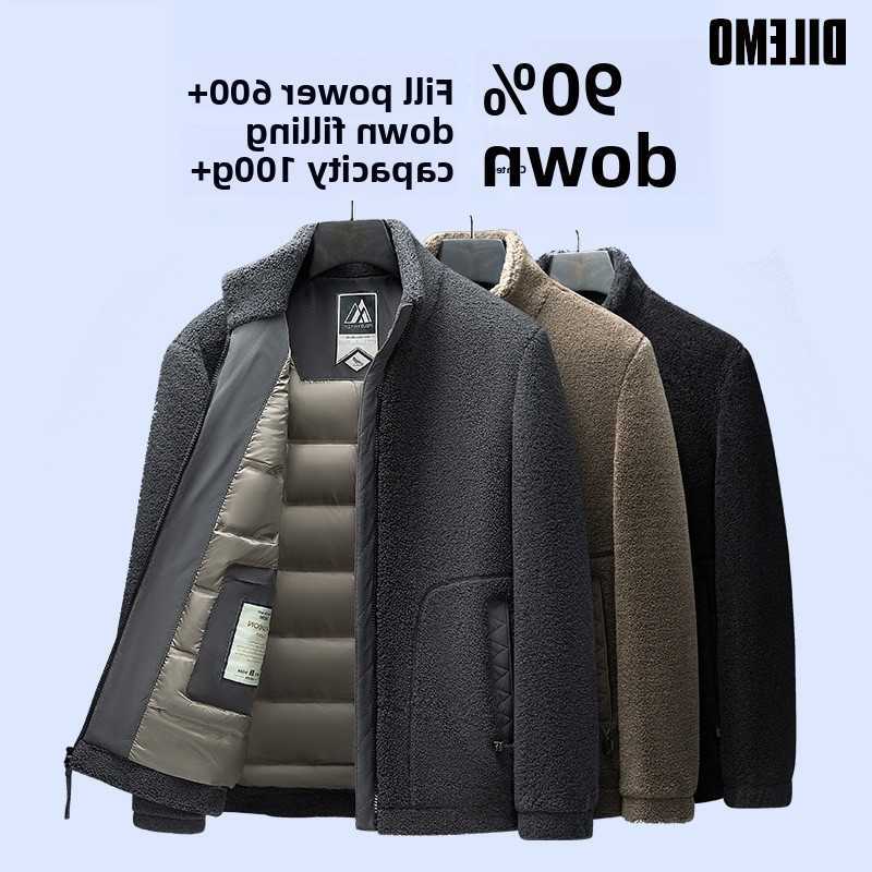 Down Parkas High End Men's 90% White Duck Down New Casual Winter Fashion Feather Outerwear Brand Designer Mens Coat Down Jacket Windbreaker C26