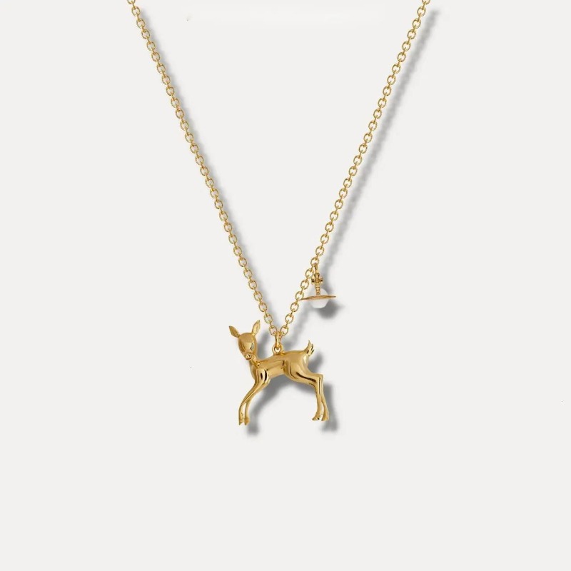 Saturn Orb Pendant Necklace for Women Niche Style Collarbone Chain Simple Versatile Fashion Pendant Jewelry