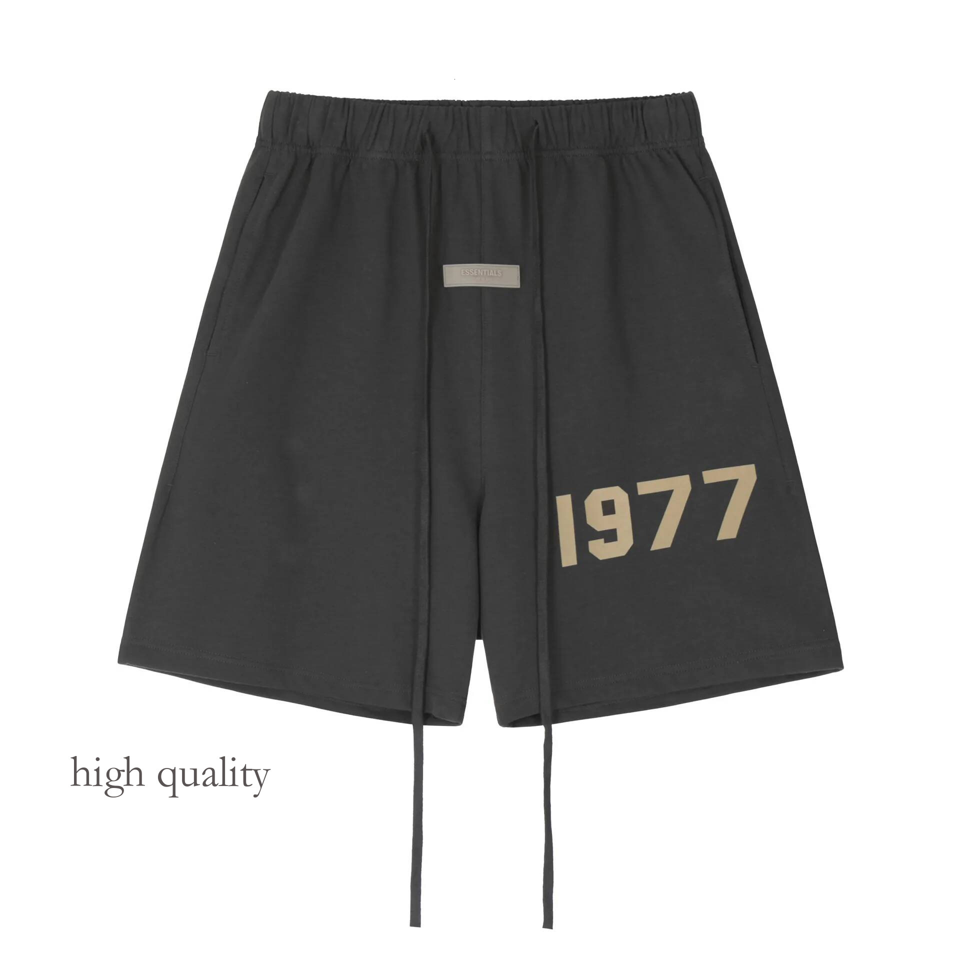 Mens 1977 Shorts Designer Essential Shorts Womens Unisex 1977 Essential Short Clothing 100% Pure Cotton Sports Fashion Big Size S TO 3Xl C0c