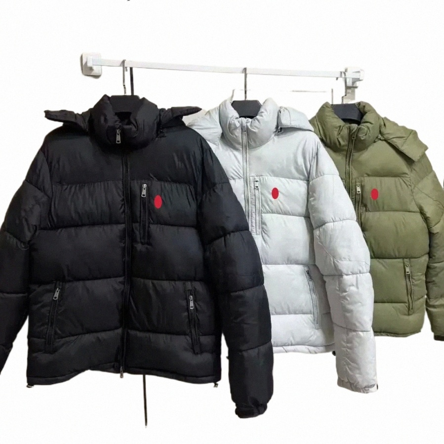 men's Polo Embroidery Fashion Logo Male Thickened Popular Clothes Handsome Warm Collar Casual Winter Down Jackets b8fO#