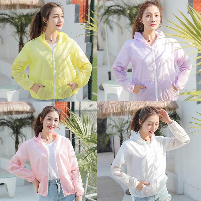 Women's Jackets Jacket Women Summer Sun Protection Coat Anti-UV Quick Dry Sports Windbreaker Cycling Run Sunscreen ShirtHot C260921