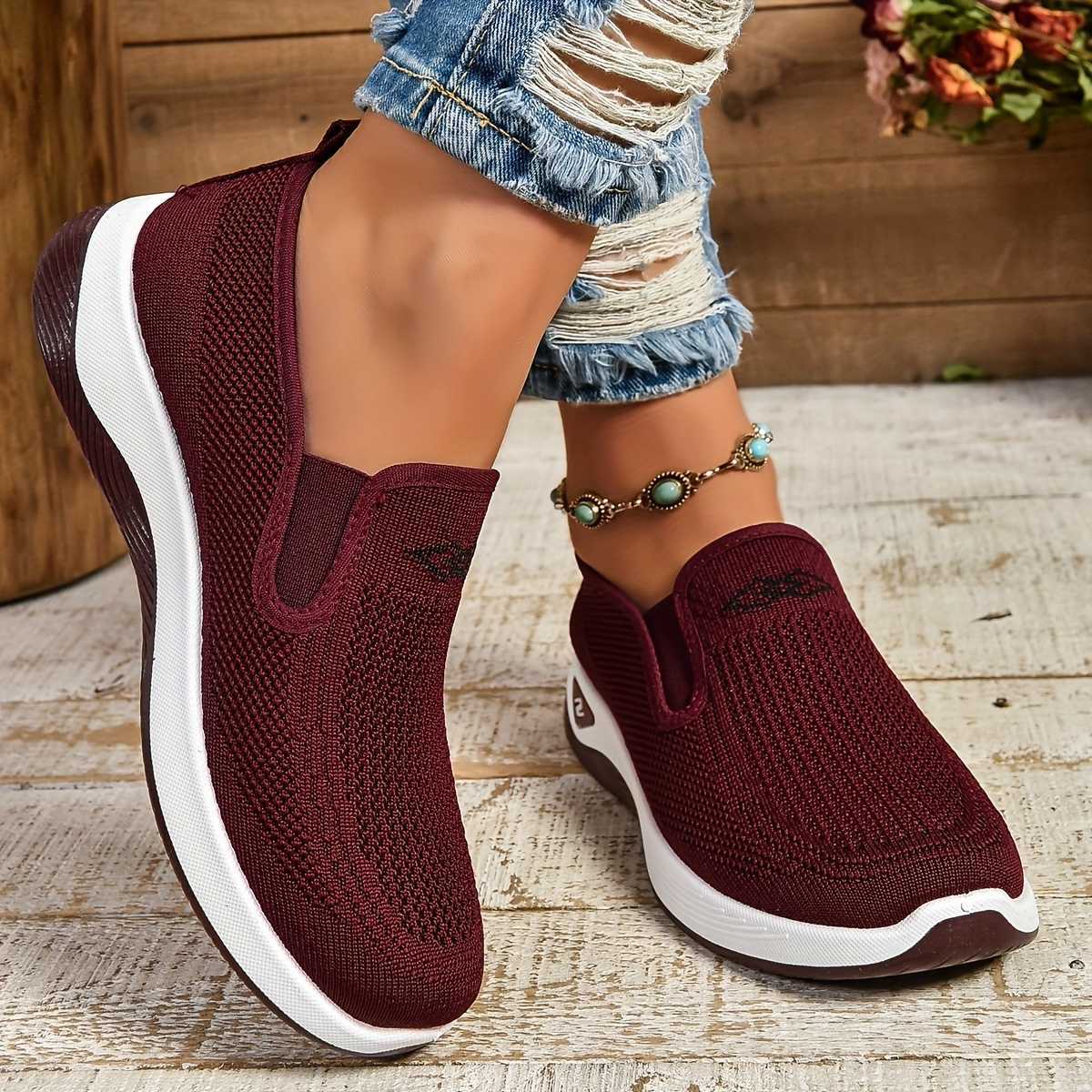 Casual Women Casual Sports Shoes Shoes Breathable Lightweight Sneakers Anti-slip Flats Outdoor Running Walking Shoes Female Vulcanized Shoes D260922
