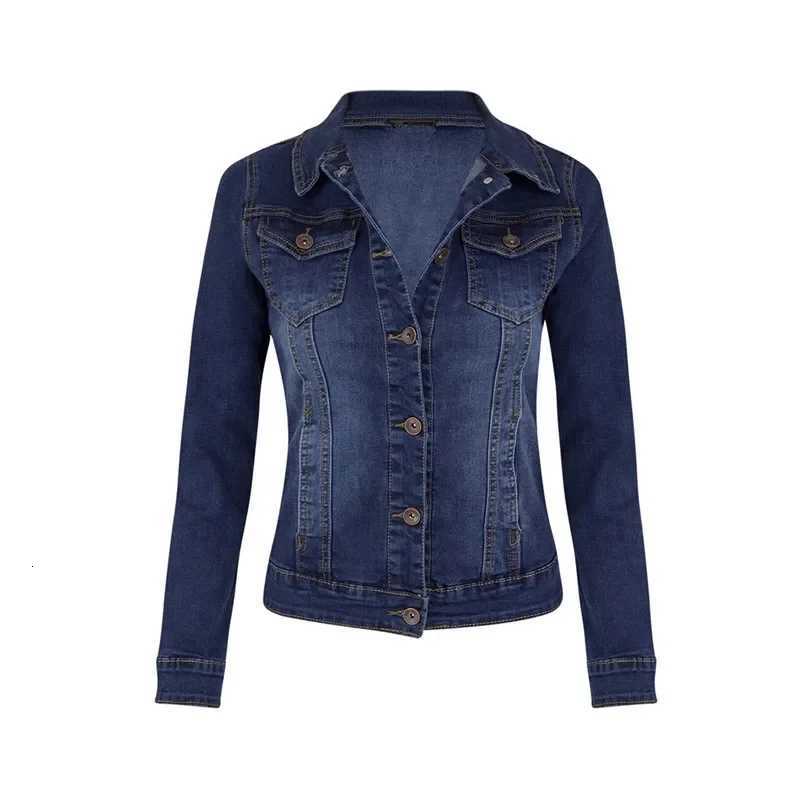 Women's Jackets 2024 New Short Denim Jackets Women Autumn Wash Long Sleeve Vintage Casual Jean Jacket Denim Coat Ladies Jacket Outerwear C26092