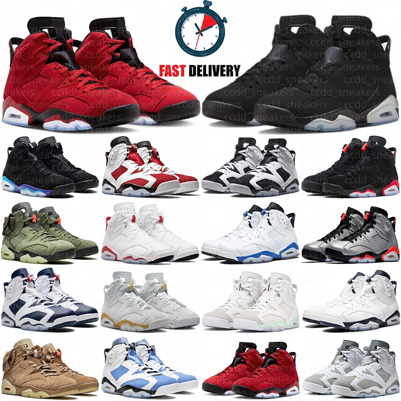 With box Free shipping high 6 6s basketball shoes women mens trainers Cool Grey Olive Black Chicago Red Midnight Navy outdoor sports designer hots s