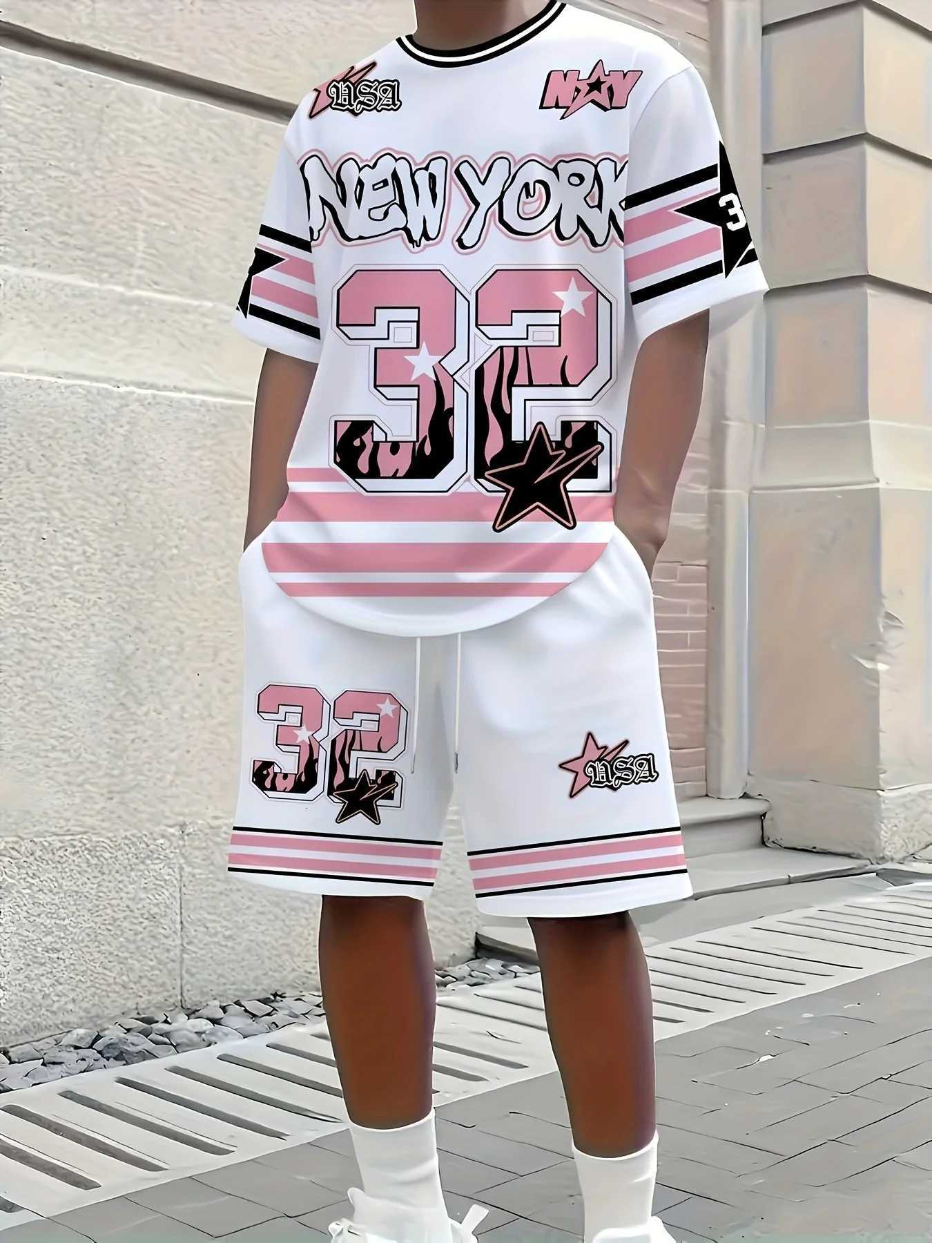 Summer Men's Tracksuits 2026 New Men's Suit - Street Casual Fashion Comfortable Soft Breathable Lightweight 3D Digital Pattern Printing J2