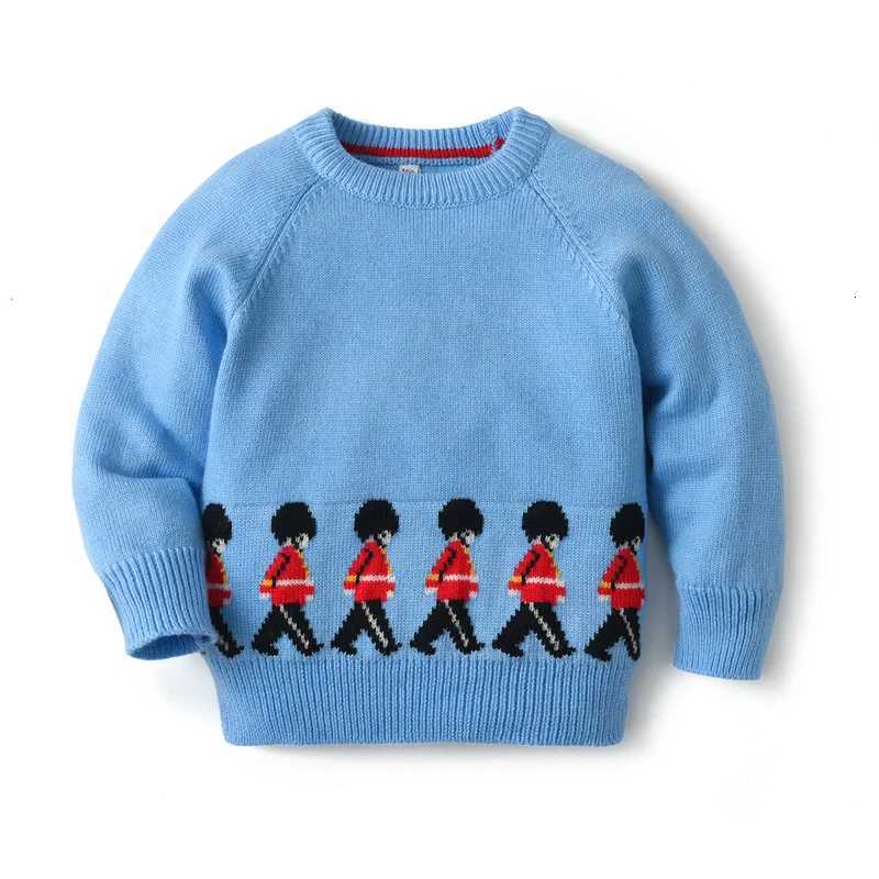 for Pullover Clibeso Knit Sweaters Boys Pullovers Kids Embroidery Soldier Knitted Sweater Children Winter Tops Boy Knitwear Cardigan C260921