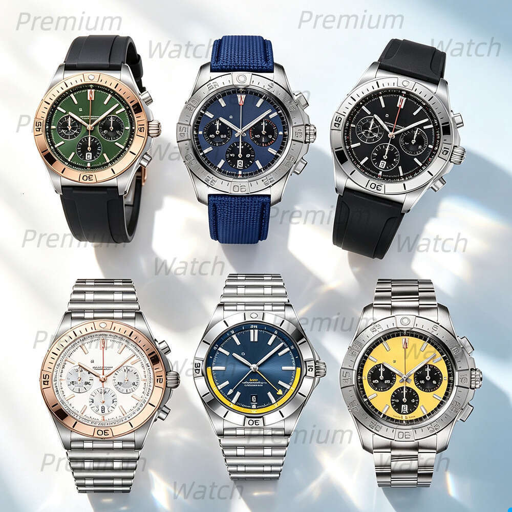 Breitlinlyness Mens AAA Watch Luxury BR Watch Superclone Avenge Chronomat Designer Top Quality Chronograph Quartz Mechanical Automatic Watch Woman W