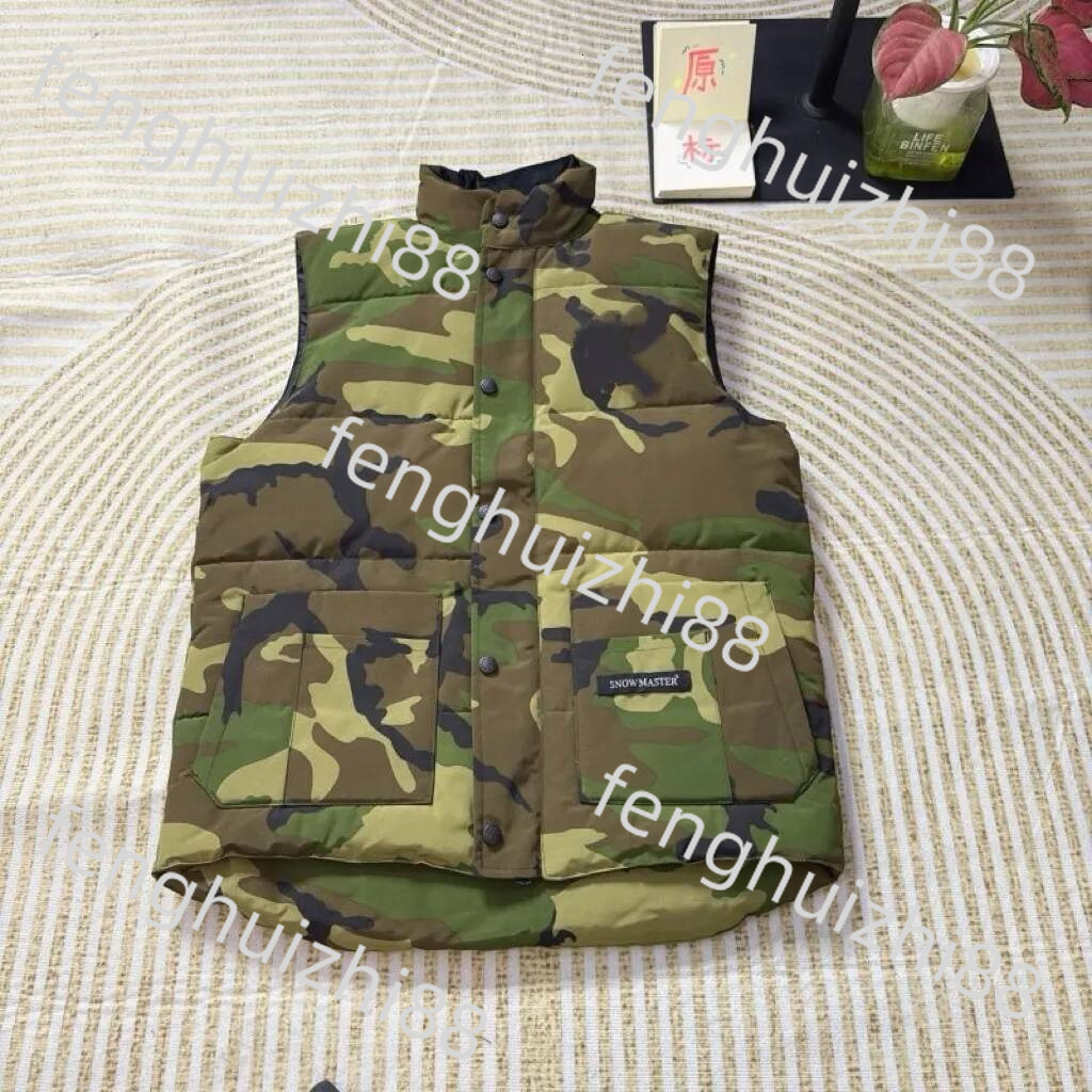 Designer Mens Vests Jackets Men Vests Top Canadian Puffer Jacket Femme Gilet Parka Zipper Button Letter Embroidery Slim Outerwear Windbreaker Men Wo