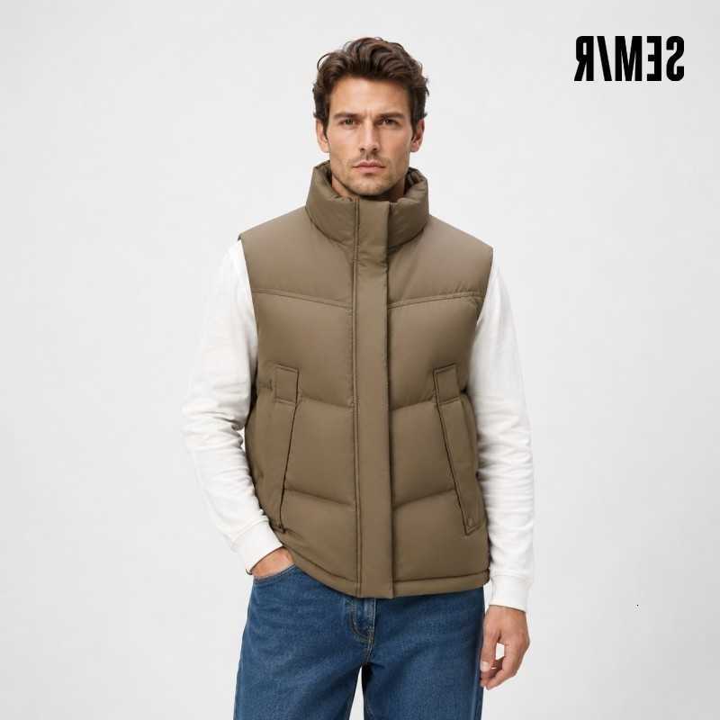 Down Parkas Semir Down Men's Vest Men 2025 Winter New Loose Waterproof Couple Matching Solid Versatile Outerwear C260922