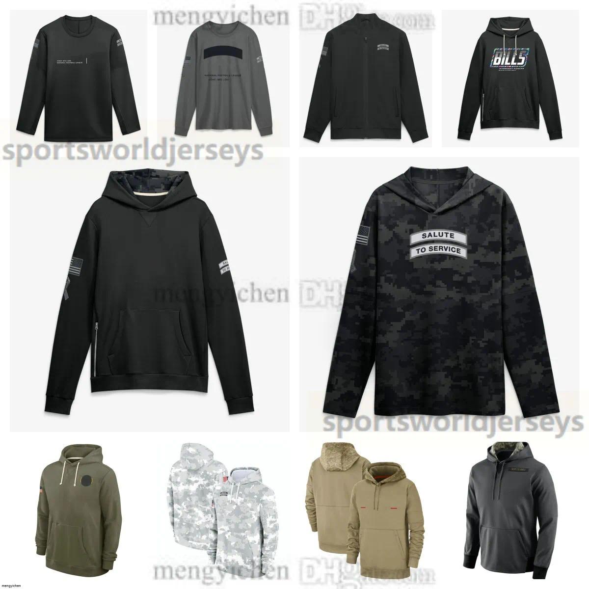Heren S-4XL Zwart 2026 Salute to Service Pullover Hoodie Lange mouw Top Voetbalshirt Hoodies Sweatshirts Jassen T-shirt Dames Jeugd Voor 32 teams