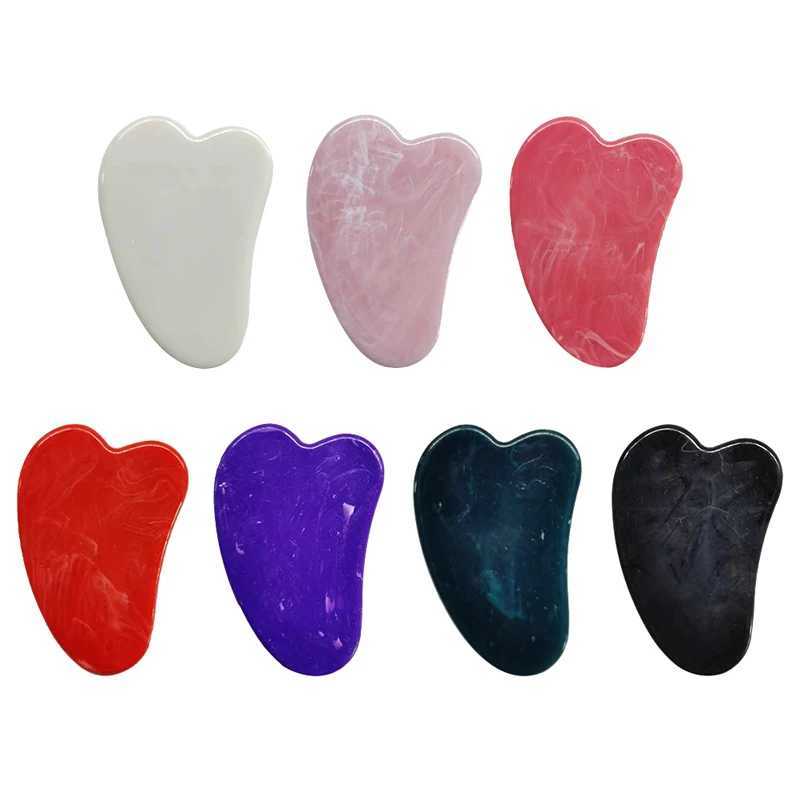 Gua Face Jade Massager Natural Sha Scraper Board Massage Rose Quartz Jade Guasha Stone For Face Neck Skin Lifting Wrinkle Remover Beauty Care N26092