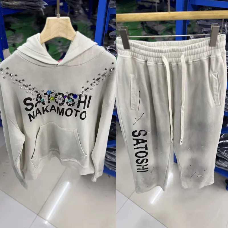 Women's Jackets 26ss Real Photo Vintage Satoshi Zip Up Hoodies High Quality Women Women Casual Pullover Sweatshirts Clothing C260921