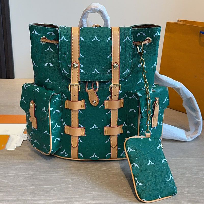 Borsa da viaggio stile zaino con fiori colorati Borsa da donna di lusso Designer Borse Totes Borsa Croissant Portafogli Borsa Borsa Borsa a tracolla