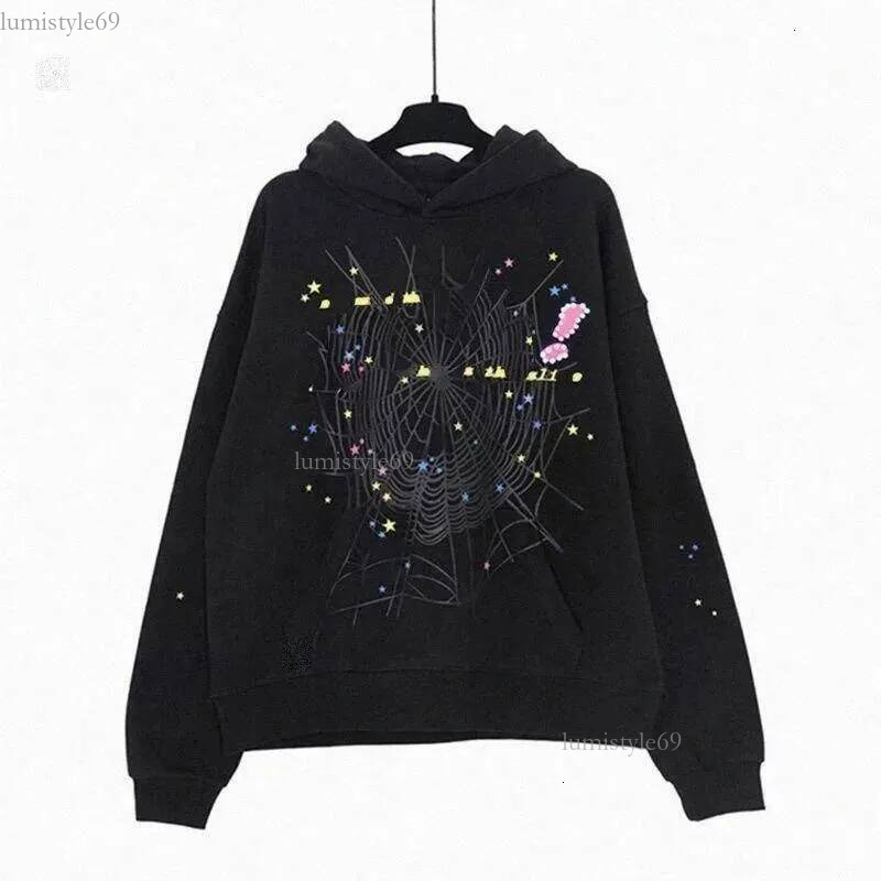 sp5detr hoodie new designer mens hoodie Sweatshirt Sweatpant Young thug foaming graphic hoodie y2k hip hop pink Tracksuit Joggers Pants spider hoodi