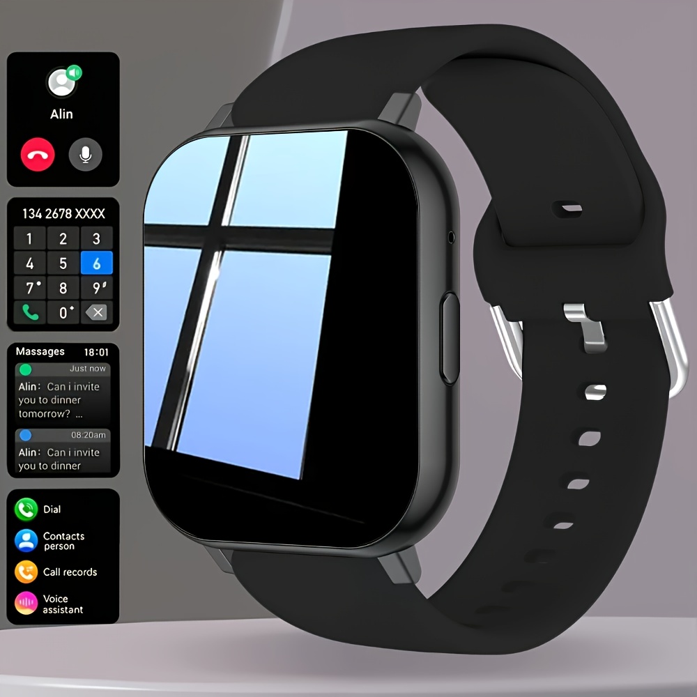 Nouvelle montre intelligente pour hommes et femmes, cadeau d'Halloween – Appels Bluetooth, alertes de messages, modes multisports, contrôle de la