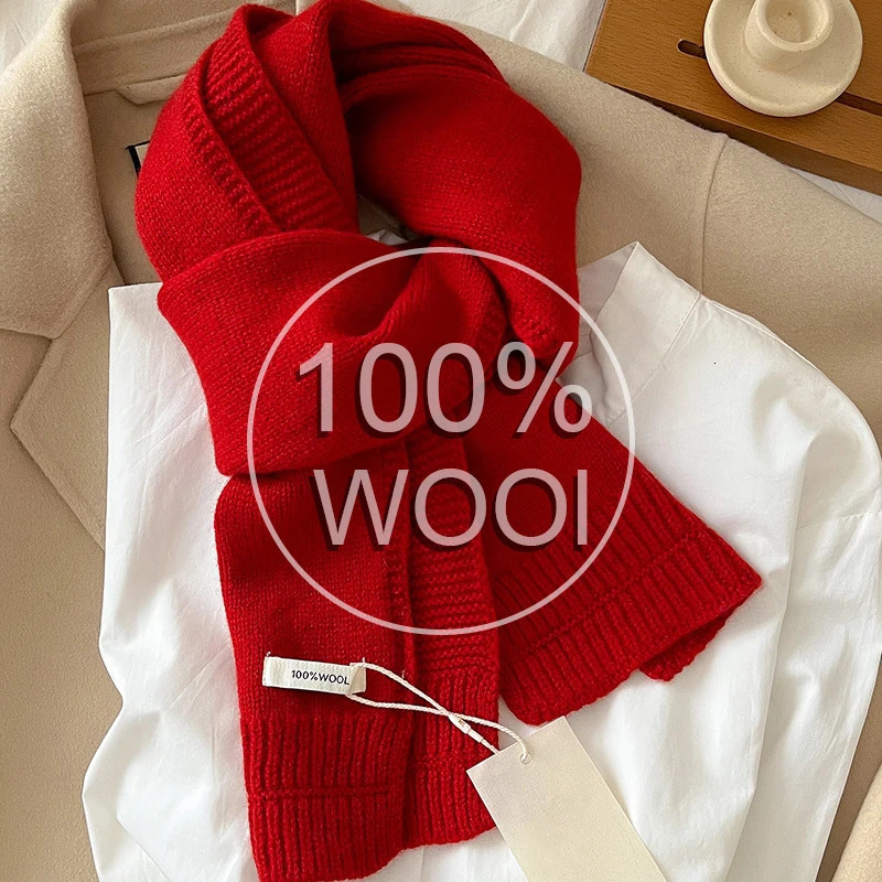 y Winter Wool Cashmere Scarf for Women Warm Pashmina Foulard Female Shawls Wraps Thick Soft Bufanda Scarves Stole 260921
