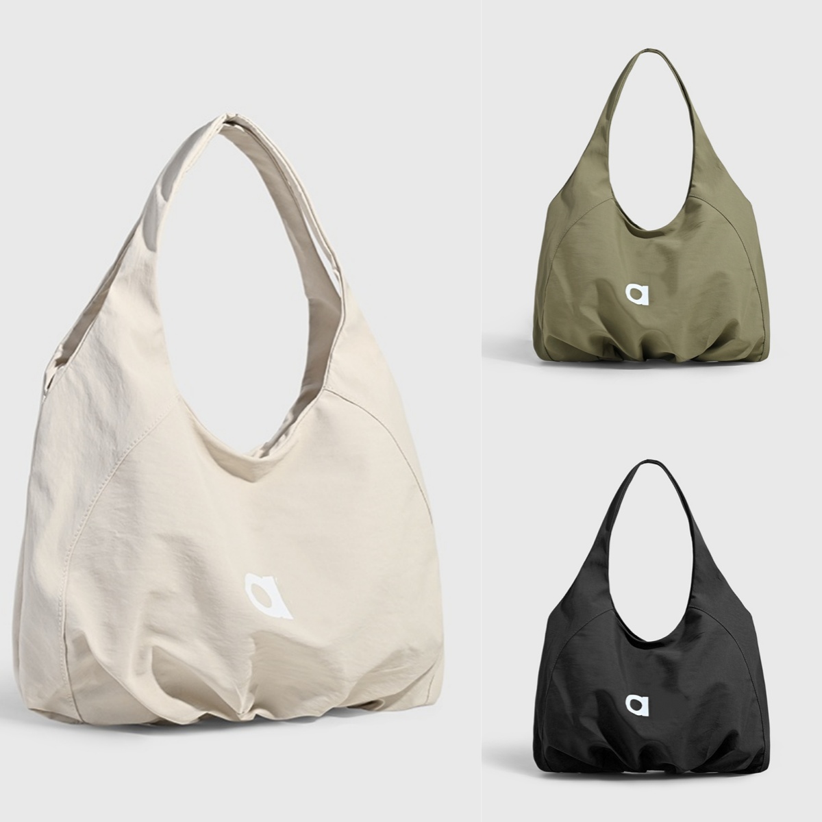 2976AO New Fashion Unisex Large Capacity Yoga Bag Casual Solid Color Commuter Handbag Underarm Bag Shoulder Bag Joker Tote Bag