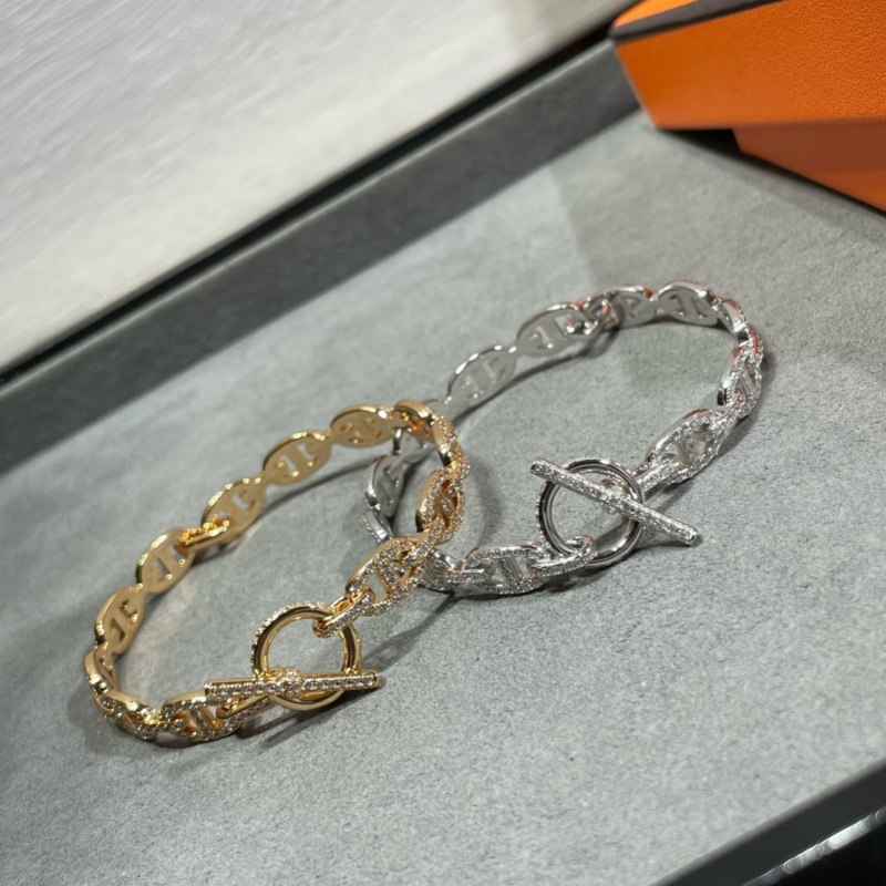 top Bracelets women's Designer bracelets for woman Luxury bracelet Bangle jewelry diamond-studded full-diamond tower pyramid bracelet - Lotus w