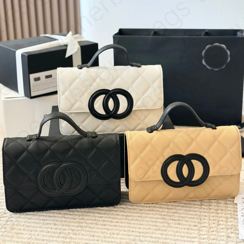 Designer Bags Shoulder Bag Wallet Luxury Women Diamond Grid Gold Buckle Chain Single Letters Shoulder Handbag flap diagonal cross bag tote Wallet