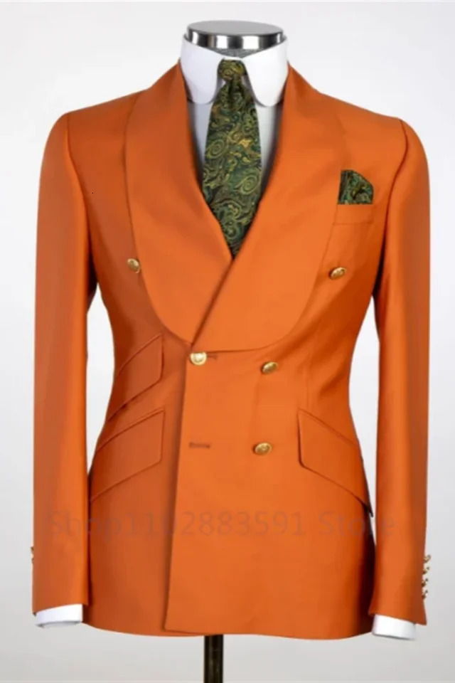 1 Pieces Mens Suits Fashion Solid Double Breasted Men Wedding Prom Dress Male Blazer Only Slim Fit Tuxedo 5XLXS 260922
