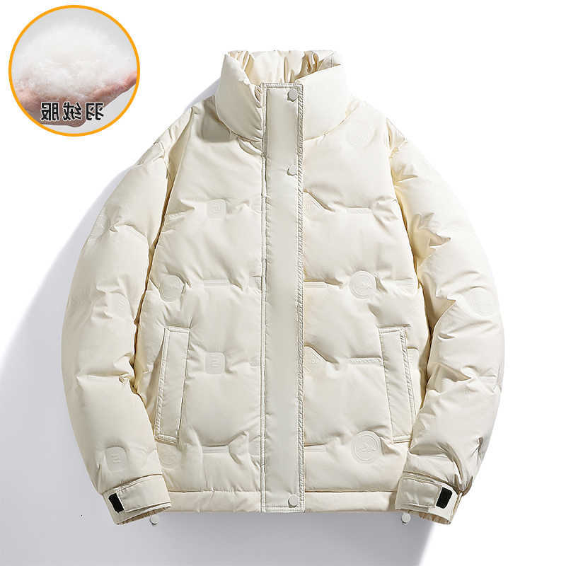 Casual Men's Down Parkas Quality Down Jackets for Men Fashion Stand Collar Warm Parkas Coats Solid Color All-match Male Clothes Outdoor Windpro