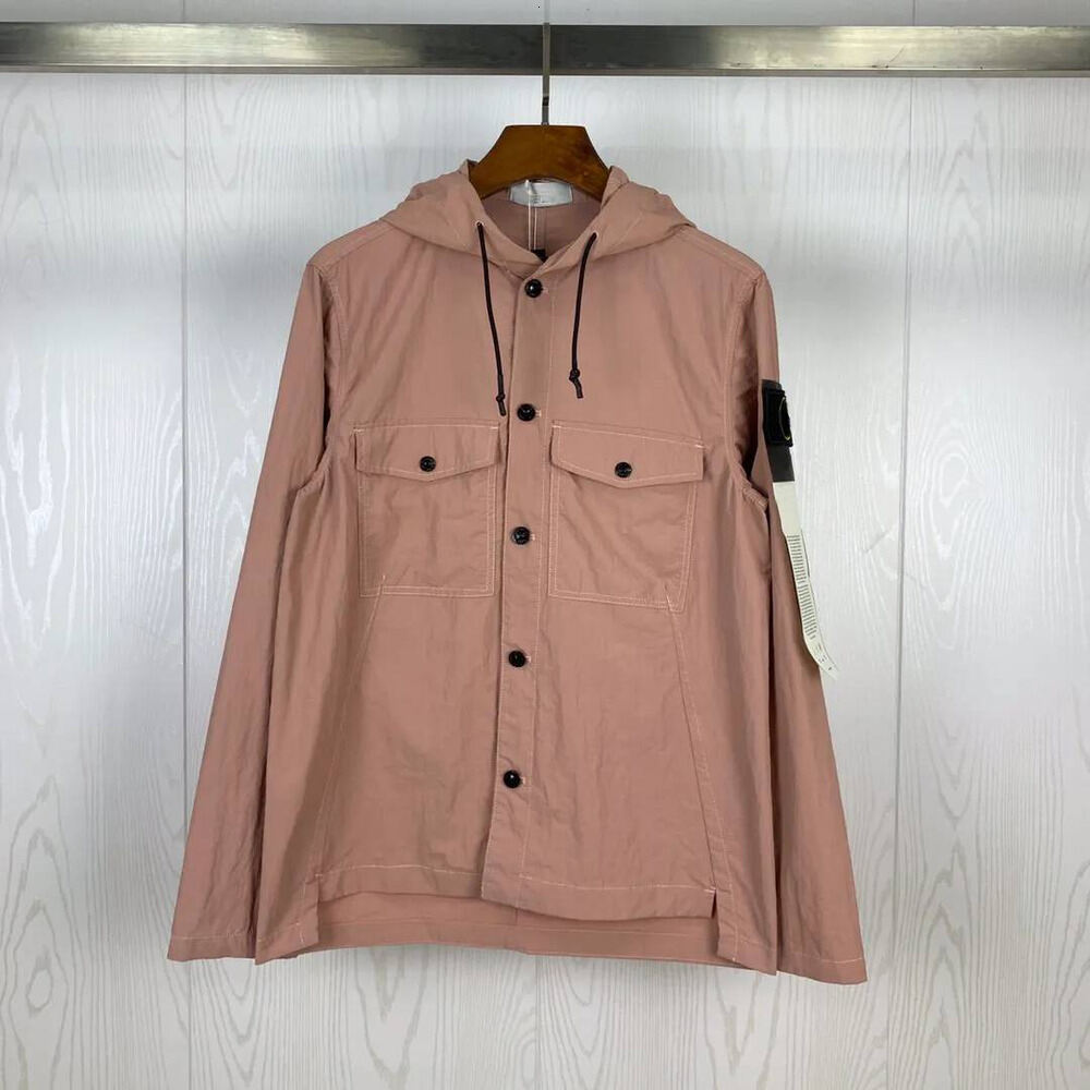 Stone Jacket Mens Coat Designer Brand 2026 New Embroidery High Quality Windbreak Stone Overshirt Loose Outerwear Fashion Pull Casual Stone Topstoney