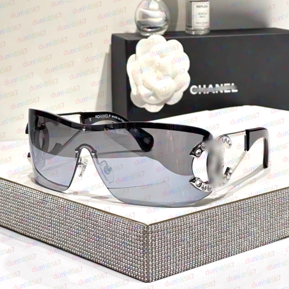 High Version CH 9579 sunglasses luxury designer CH 56/57 Shield Sunglasses C premium nylon sheet official website 1:1 Glasses with box