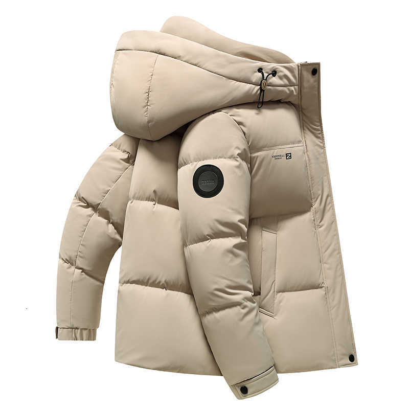 Down Parkas Good Quality Men's 90% Duck Down Puffer Coat 2025 Winter Men Keep Warm Outdoor Jacket Male Hood Wind-Proof Duck Down Parkas Coat C2