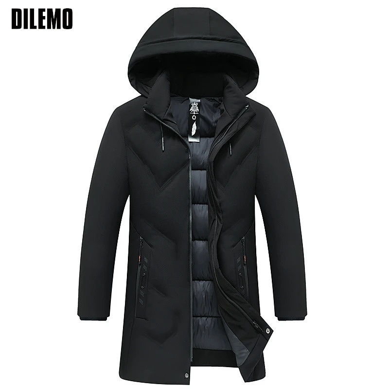 Top Grade ner Men Parka Jacket Thick Casual Fashion Windbreaker Hooded Bubble Coats Long Mens Clothes 2026 260922