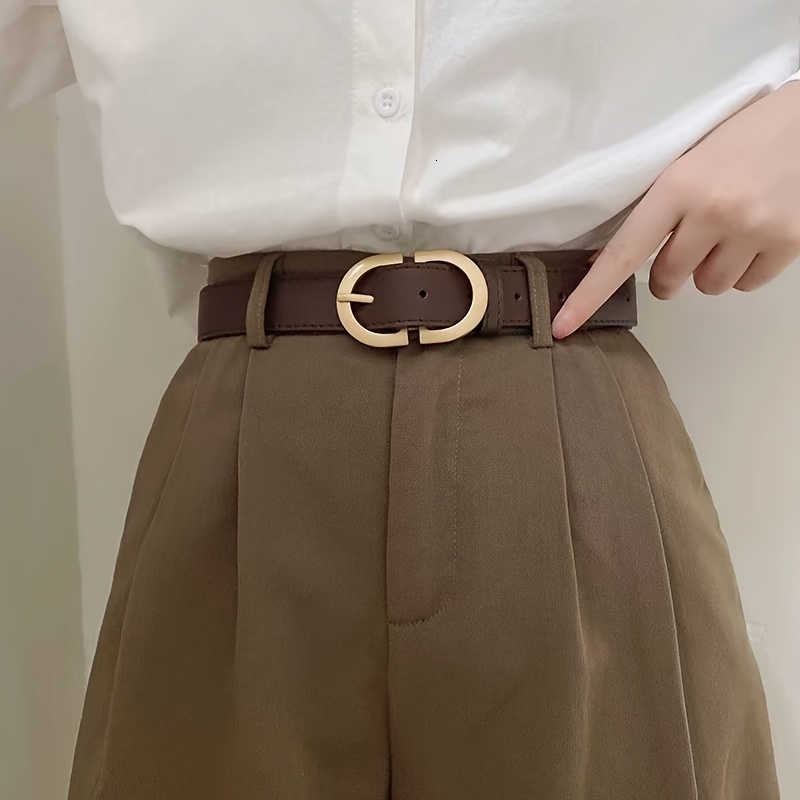 Women's Solid Color Waist Korean Ins Style Casual Versatile Waistband Fashion Trendy Decorative Belt for Jeans Daily Outfit 26L0922