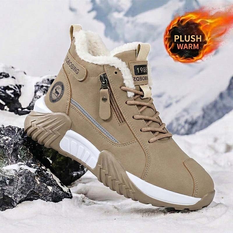 2026 winter new collection: trendy fashionable men's cotton shoes, available in plus sizes, perfect for casual wear and easy to match with any