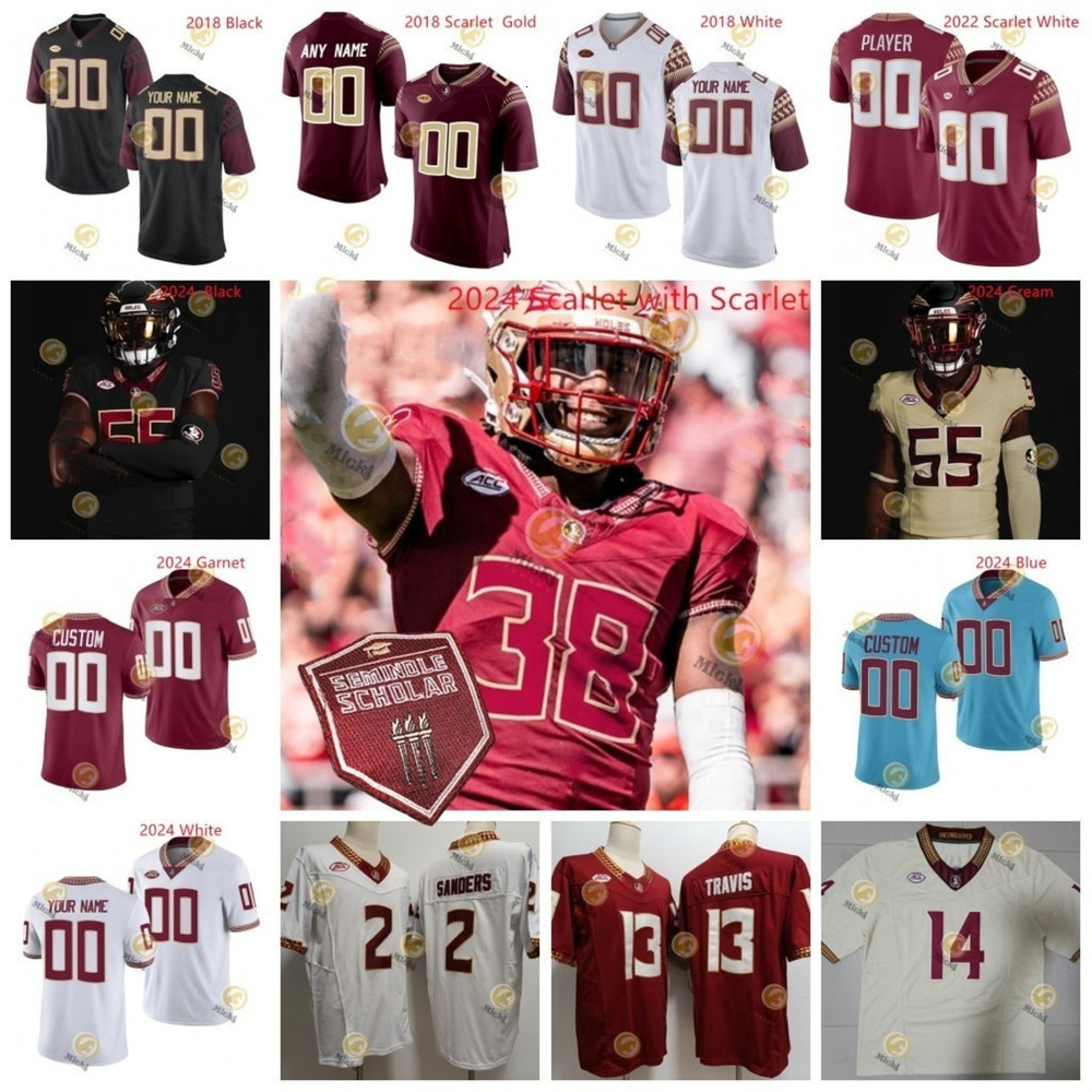 FSU Football jersey Darrell Jackson Jr. James Williams Elijah Herring 2025 Custom Stitched FloridaState jerseys