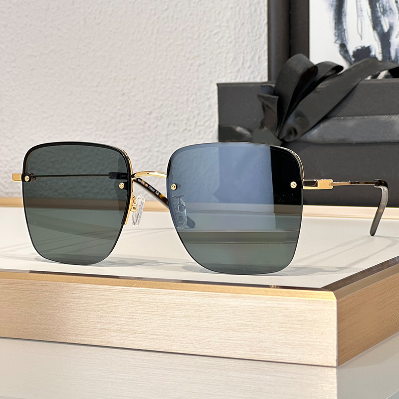SL 312M Designer Mens Luxury Square Frameless Sunglasses Men Womens Vintage Fashion Frameless Glasses Outdoor fishing and leisure UV sunglasses SL31