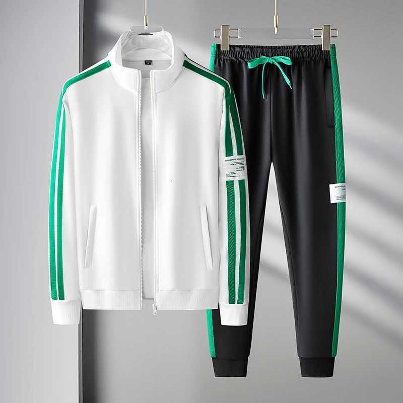 Tracksuits Autumn Mens Men's Sportswear Suits Fashion Tracksuit 2 Piece Sets Jacket+Pants Sweatsuit Man Outdoor Joggers Running Sports Suits 5X
