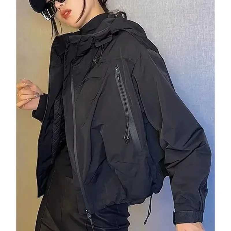 Women's Jackets Women's Jackets Spring Autumn 2025 New Fashion Single-breasted Korean Short Loose Long-sleeved Casual All-match Ladies Out