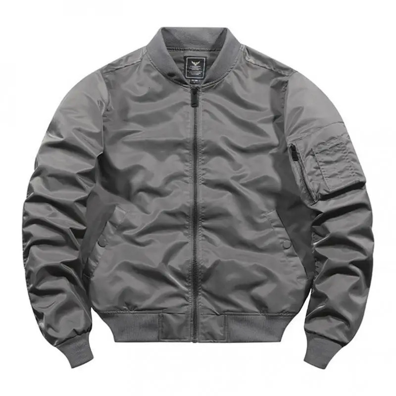 Spring Autumn Bomber Jacket Men Women Military Fly Jacket Varsity Baseball Flight Coat Mens Windbreaker Mens Clothing 260922