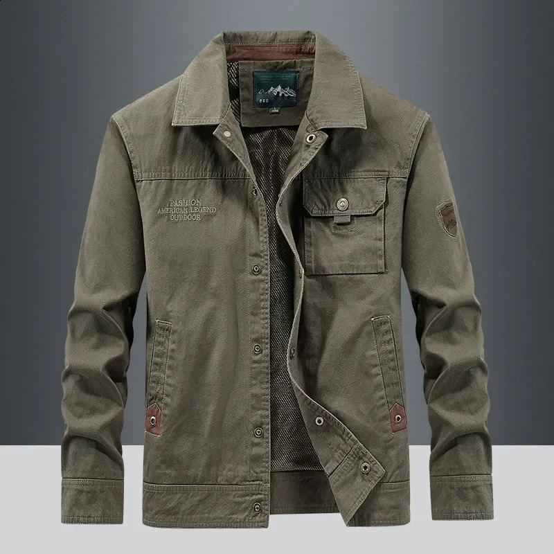 Men Spring Autumn Waterproof Tactical Jacket Multi-pocket Wear-resistant Windbreaker Coat Military Thin Cargo Jackets 260921