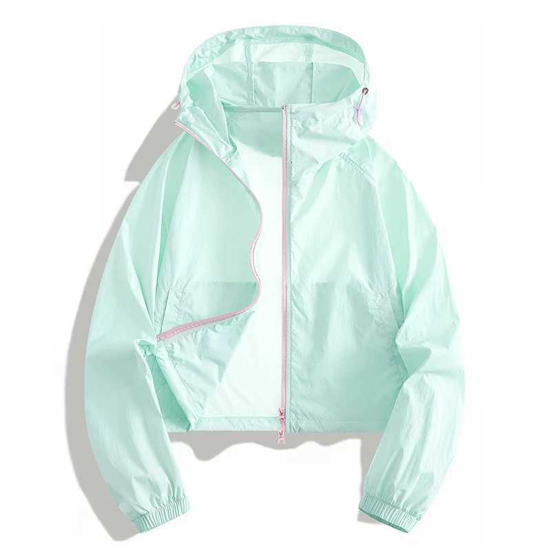 Women's Jackets Summer New Sun Protection Clothing Loose Women's Jacket Casual UV Resistant Thin Breathable Coat C260921