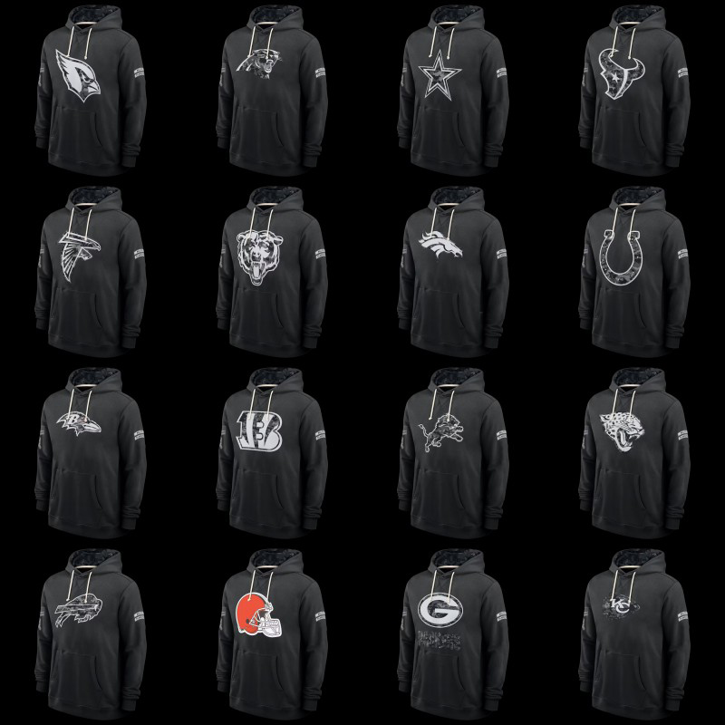 2026 Salute To Service Pullover Football Hoodie Jersey individuation Custom Any Name Number Sweatshirts S-XXXL Mens Womens Youth 888