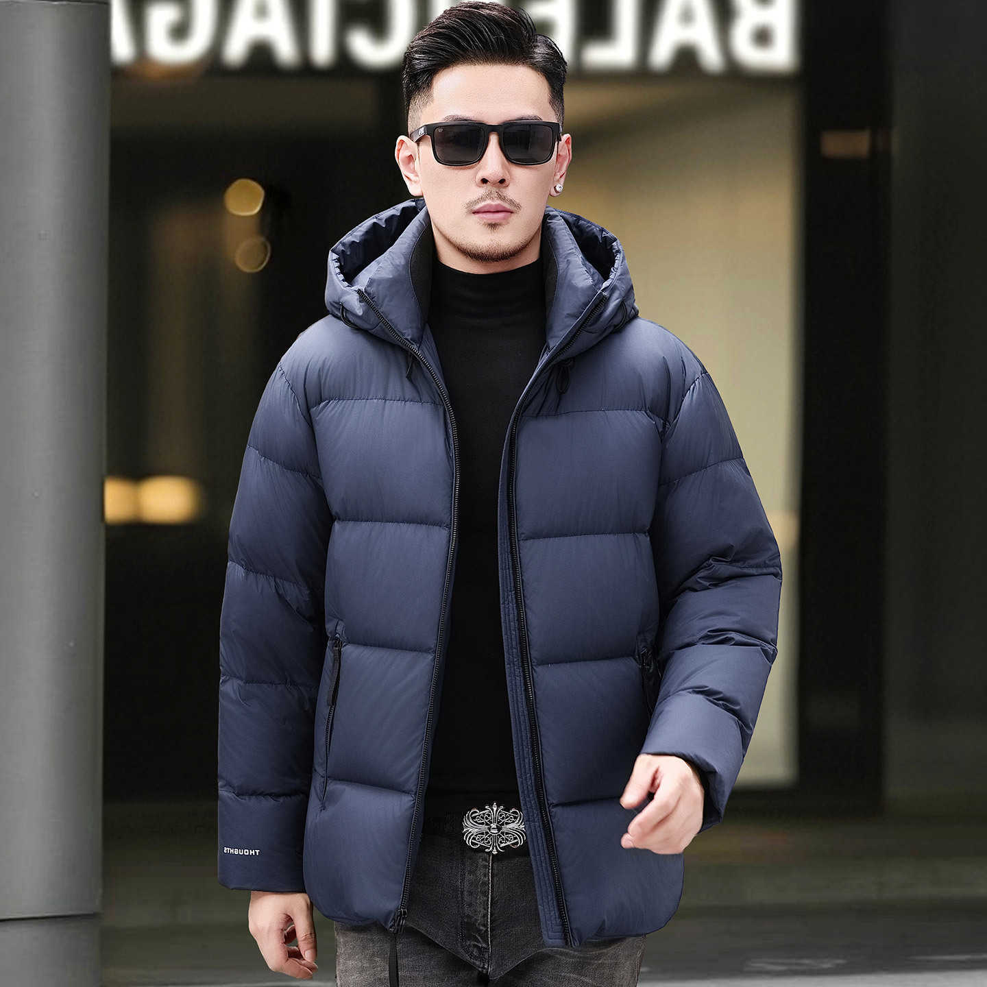 85% Men's Real Down Parkas Goose Down Parkas Coat 2025 Men Winter Warm Hood Puffer Jacket Male Wind-Proof Goose Feather Filling Thermal Clothes