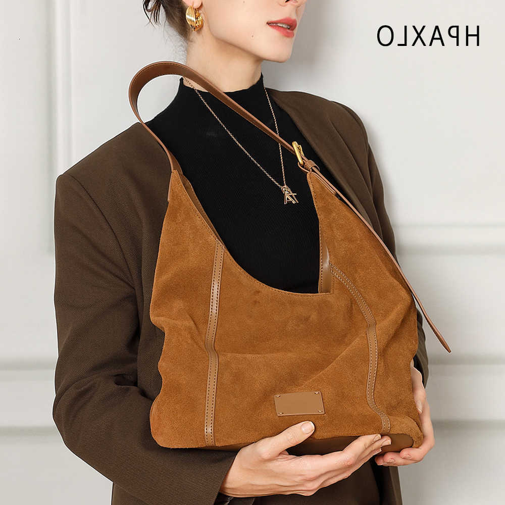 Capacity Cross Body Women Large Bags New Fashion Genuine Leather Shoulder Bag Underarm Purse Small Niche Grain Cowhide Crossbody Shoulder H260922