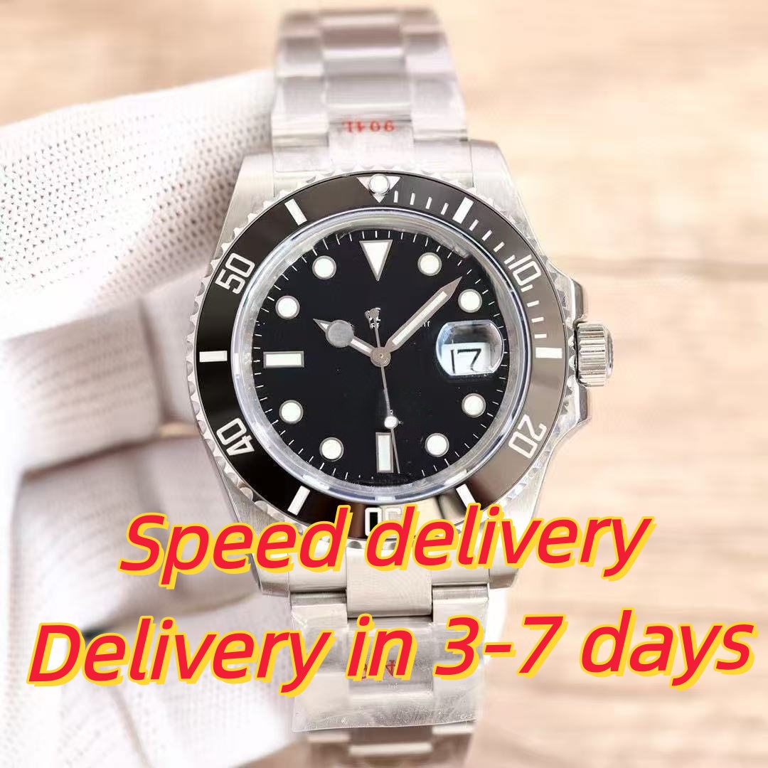 sliding lock luxury ceramic bezel sapphire glass men's watch 2813 automatic mechanical watch 41mm fashion watches men's famous brand watch