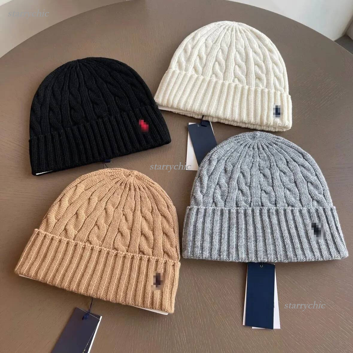 Laurenlied Caps Designer beanies Fashion autumn winter beanie hats men and women universal knitted RL cap autumn wool outdoor warm Luxury skull caps