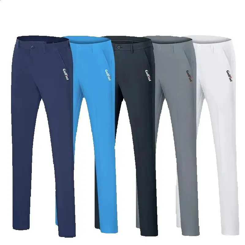 Golfist Golf Men's Summer Sports Pants Breathable Quick Dry Elastic Trouser Slim Fit Trousers Golf Tennis Sports Trousers 260921